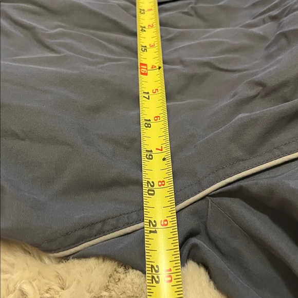 J. Gallery Vintage Purple Gray Lavender Trench Coat Sz Petite 7/8 - Picture 11 of 13